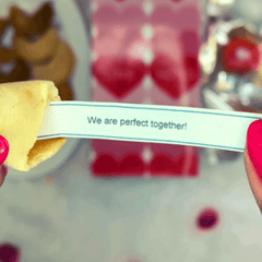 Love Notes Fortune Cookies – Pre-Printed Romantic Messages for Valentine’s Day